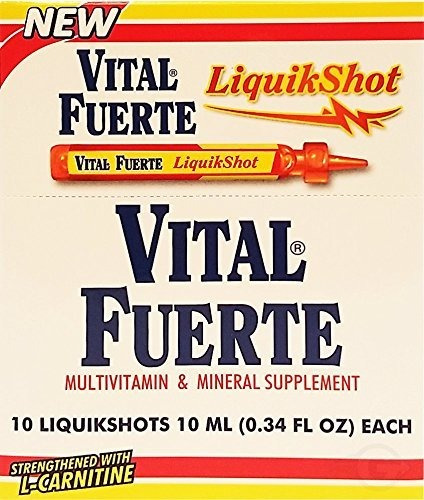 Suplemento Dietético Vital Fuerte Liquid Shot 10 Unidades - 