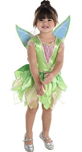 Disfraz Talla (2-3) Para Niña De Tinker Bell Halloween