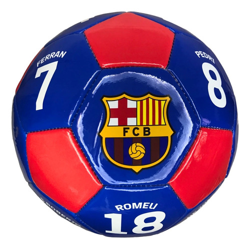 Kit Balón De Futbol Del Barcelona  No.5 Y Morral