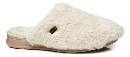 Pantufla Dama Peluche 266007-01 Pegada Tienda Oficial