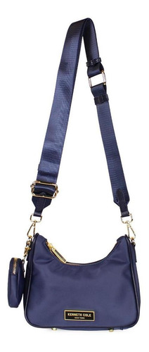 Cartera Con Monedero Galena Azul Kenneth Cole
