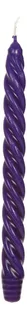 Vela Espiral Colores Adviento Corona Decorar 23cm Mylin 1pz Color Morado