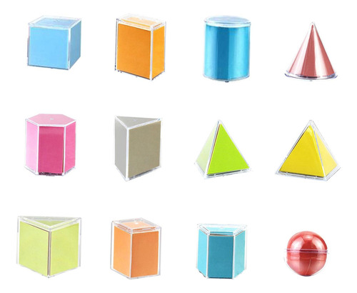 * Figuras Geométricas Educativas En 3d For 12 Geometrías