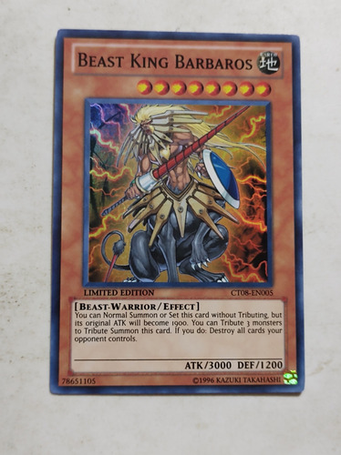 Beast King Barbaros. Ct08 ... Leer Descripcion 