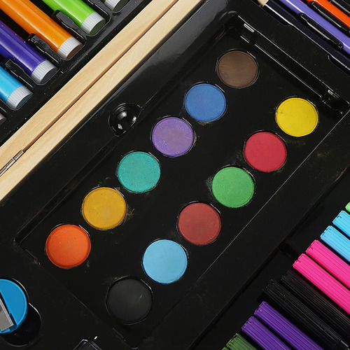 Juego De Pintura Y Colores De 180 Pzs Para Niños Regalo