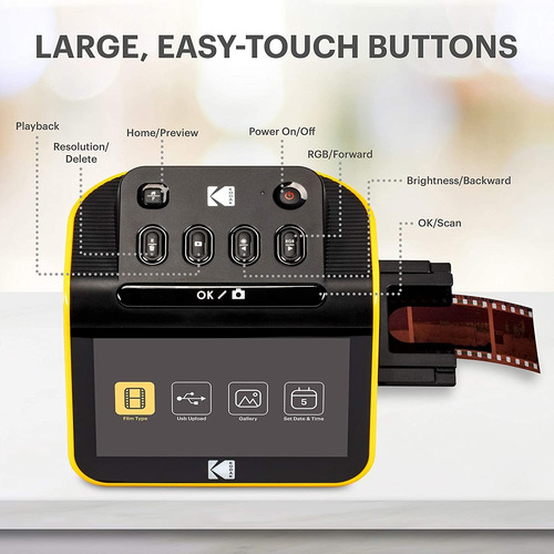 Imagen 8 de 9 de Escáner De Películas Y Diapositivas Kodak, Lcd De 5 , Jpeg