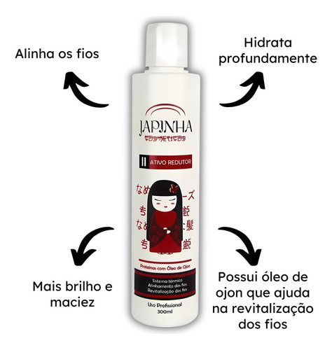 Kit Shampoo E Progressiva Com Óleo Ojon 300ml Japinha