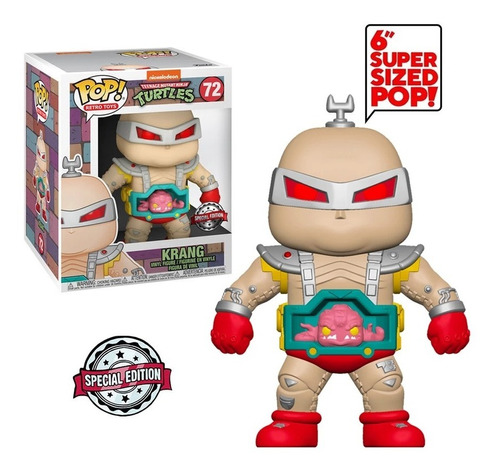 Funko Pop Tmnt Krang 6 Pulgadas Tortugas Ninja [exclusivo] 