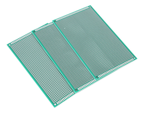 Double Sided Spray Tin Circuit Board 3pcs 9x15 Universal