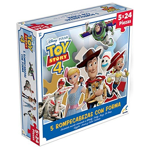 Rompecabezas Para Niños, Personajes Toy Story 5 En 1