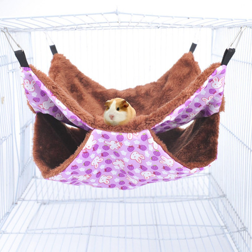 Hamaca De 2 Niveles Para Litera Sugar Glider, Conejo Morado