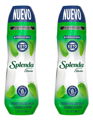2pz Endulzante Splenda Stevia Bote 60ml