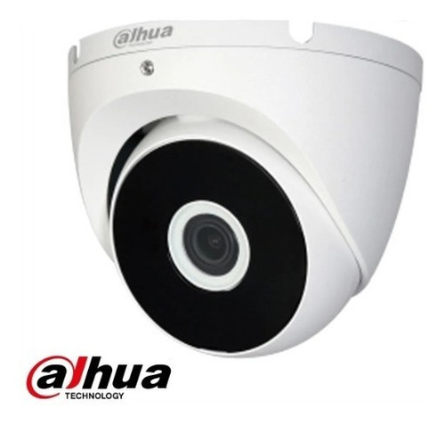 Cámara Dahua Hac-t2a21p-0360b Domo 2mpx Metálico Color Blanco