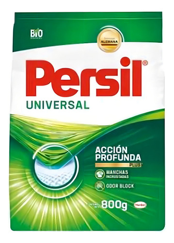 Detergente En Polvo Accion Profunda Persil Plus 800g