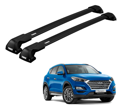 Rack Travessas Thule Wingbar Edge New Tucson 2016 Em Diante