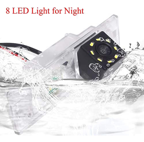 Cámara De Visión Trasera De Coche De 8 Led, Cámara De Estaci