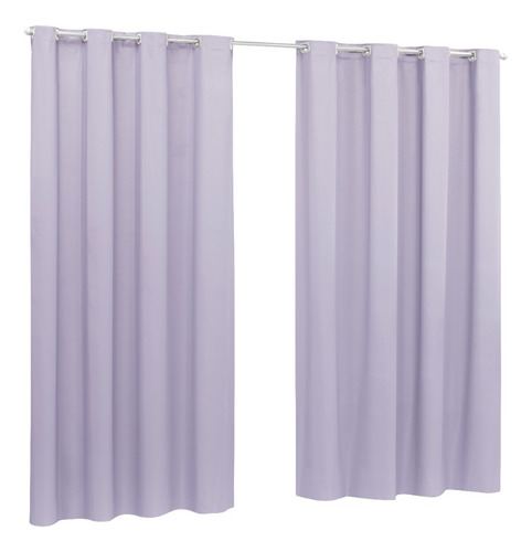 Cortina Corta Luz Cortina Blackout Pvc 5,60 X 2,30m (alt) Cor Lilás