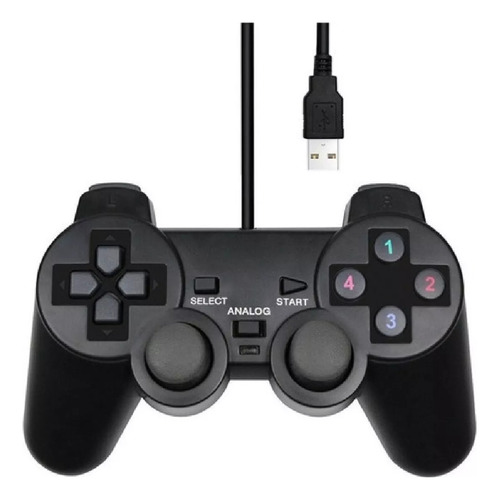 Control Joypad Usb Para Pc Con Dualshock Computador O Laptop