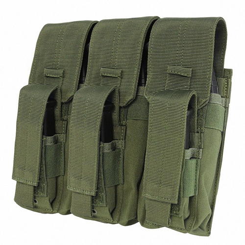Porta Cargador Triple Canguro Ak Ar M4 Molle Pistola Condor Color Verde