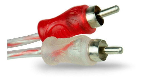 Imagem 3 de 5 de Cabo Automotivo Som Rca 5 Metros 5m Injetado Ponta Blindada