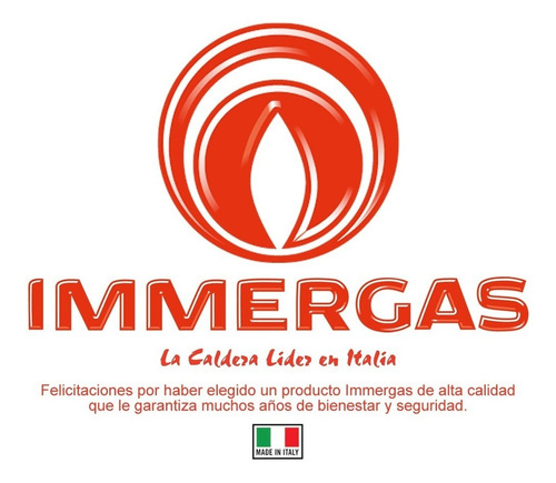 Imagen 2 de 7 de Caldera Immergas Nike Star 24 D Serv. T Nat + Envio