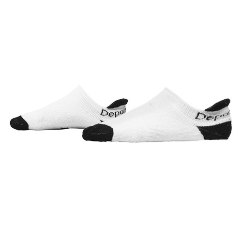 Imagen 2 de 3 de Zoquetes Con Talon Por Par Medias Tenis Padel Pack X 3 Uni!!