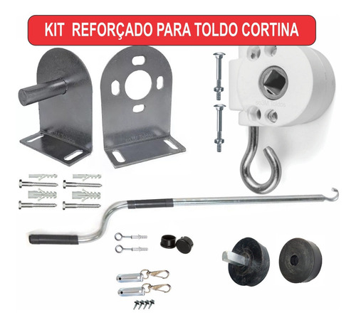 Toldo Cortina Retrátil Transparente Para Sacadas