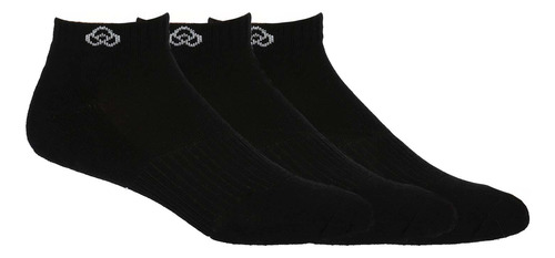 Pack 3 Calcetines Hombre Low Cut  Negro Bsoul