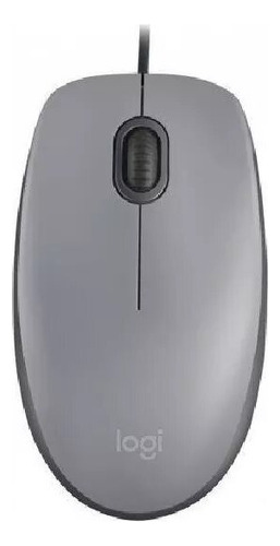 Mouse Logitech M110 Silent Con Cable Gris