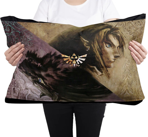 Cojin Almohada Zelda Twilight Princess Gaming Arte Hogar