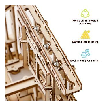 Rokr Marble Run 3d Wooden Puzzles Model Building Kits For