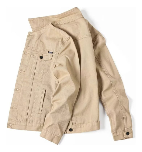 Chaqueta Vaquera Slim Fit Para Hombre, Estilo Coreano