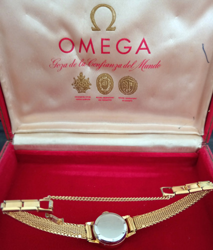 Reloj Omega Ladymatic Original De Cuerda Impecable. Dorado Dorado Dorado (Usado)