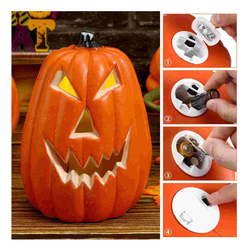 Adornos Falsos De Animatronic Gourdo Para Halloween, Nuevosl