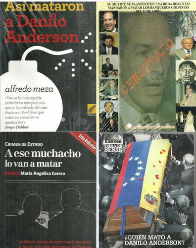 El Caso Danilo Anderson Su Muerte Libro Hemeroteca +200 Arti