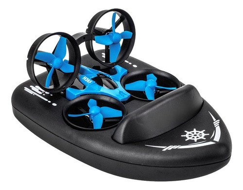 Rc Drone Barco Coche 2.4g 4ch 6- 360 Vehículo De Juguete Con
