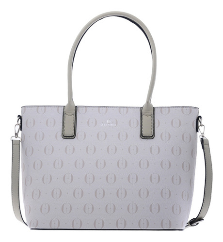 Bolsa Tote Olimba Para Mujer Amplios Compartimientos 9794 Beige Lisa Oro