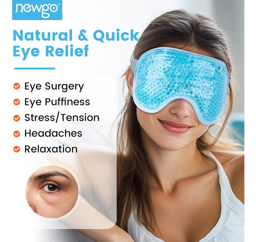 Máscara Para Dormir Hielo/ojeras/mascara Para Los Ojos