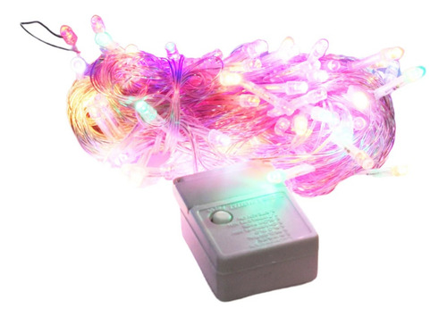 Serie De Luces Led 100 Focos Multicolor De 8 Metros