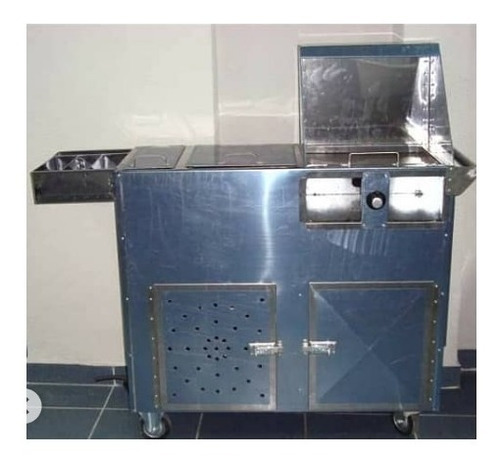 Imagen 2 de 2 de Carro Perro Caliente Hamburguesas 90x36x85cm Ll. Xavi