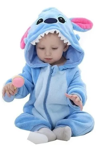 Pijama Mameluco Disfraz Niño Niña Kigurumi Stitch Unicornio –