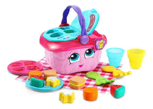 Leapfrog Shapes & Sharing - Cesta De Pícnic, Color Rosa, 6.