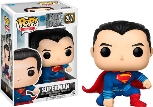 Boneco Funko Pop Superman Liga Da Justiça 207