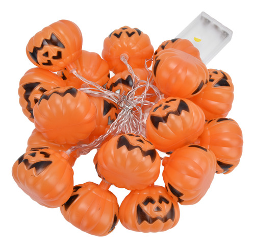 Cadena De Luces Led Con Forma De Calabaza Para Halloween, 3