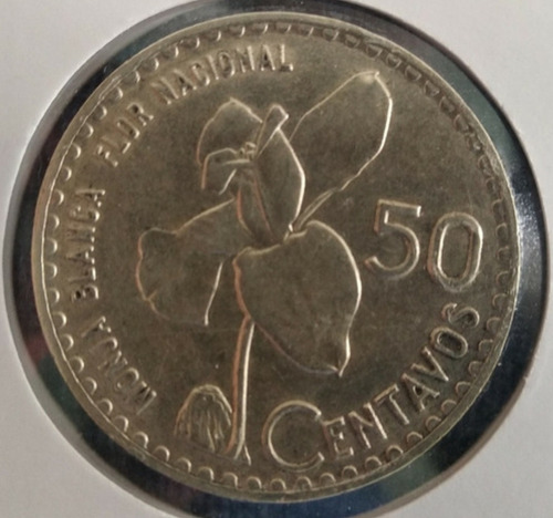 Moneda De Plata Extranjera 50 Centavos 1962