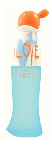 Moschino I Love Eau De Toilette Spray For Women, 3.4 Fluid