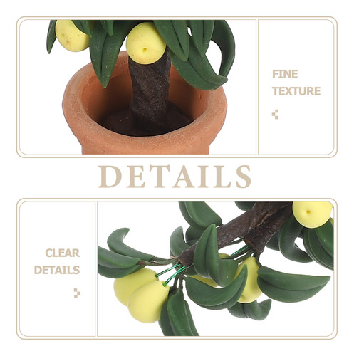 Árboles En Miniatura Para Manualidades: Modelo Verde De Casa