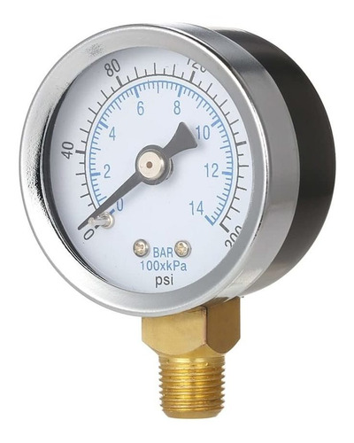  Psi Bar Mini Pressure Gauge Dial Air Compressor Meter