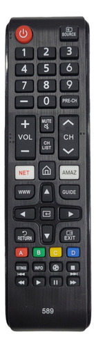 Control Remoto Para Samsung Lcd Led Lcd 589 Netflix Amazon