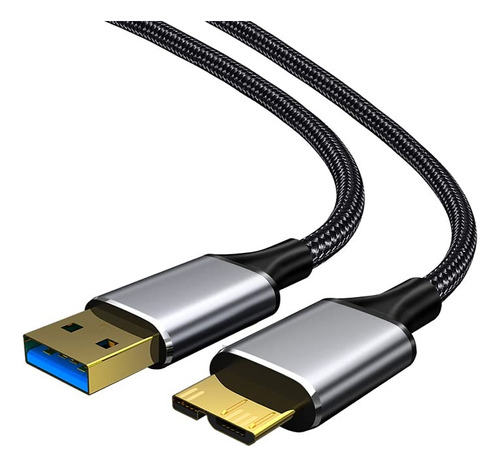 Cable De Datos Disco Duro Externo Usb 3.0 A Usb Micro B